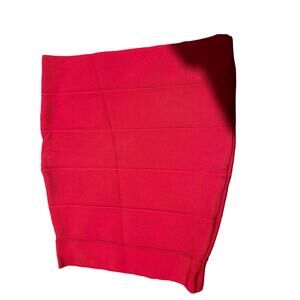 BCBGMAXAZRIA Simone Turkish Rose Pink Bandage Bodycon Pencil Mini Skirt Sz XS